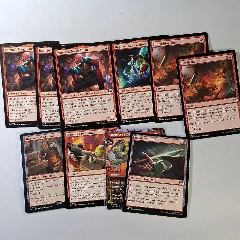 TMNT Magic The Gathering 40 Card Lot Near Mint